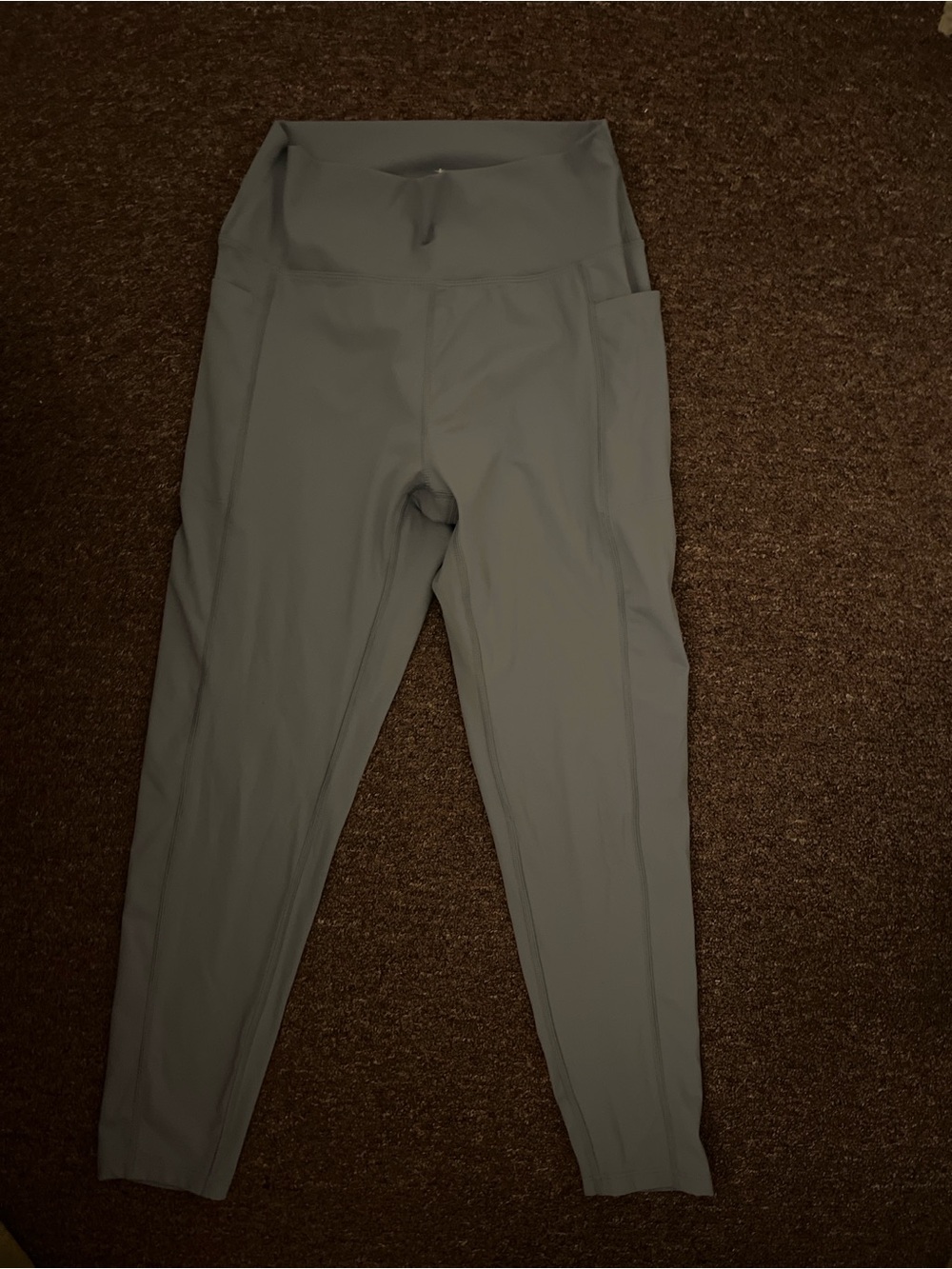 Danskin High-Waist Active Leggings with Side Pocket - Light blue
